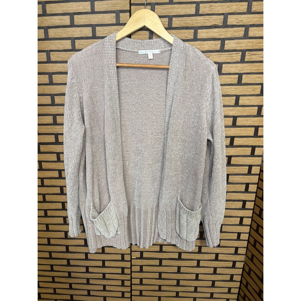 Seven7 Tan Chenille Cardigan Size Small‎